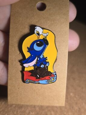 Stitch Enamel Pin Little Mermaid